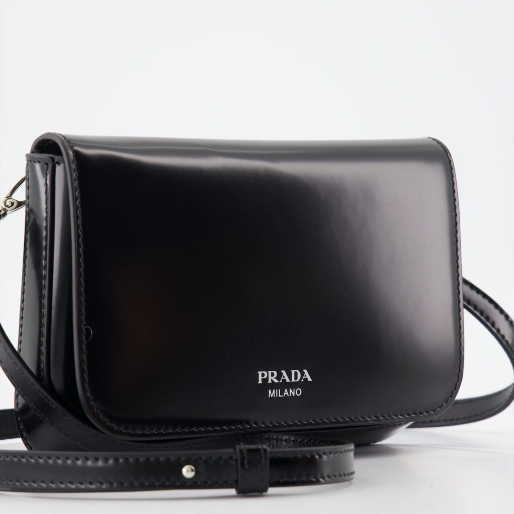 Sacs bandoulière Sac bandoulière en cuir Prada Noir Homme