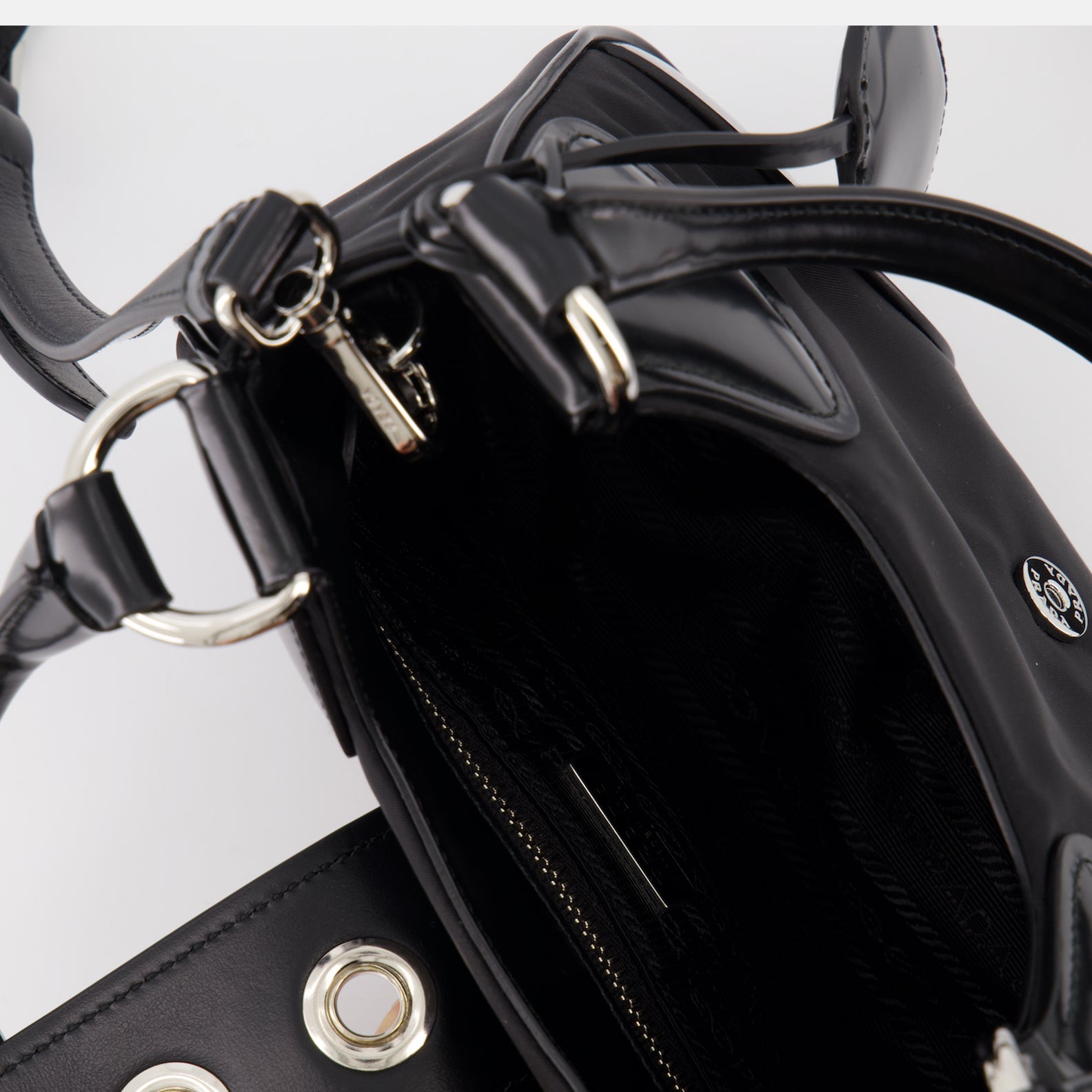 핸드백 및 숄더백 Sac Prada Moon Prada 검은색 Femme