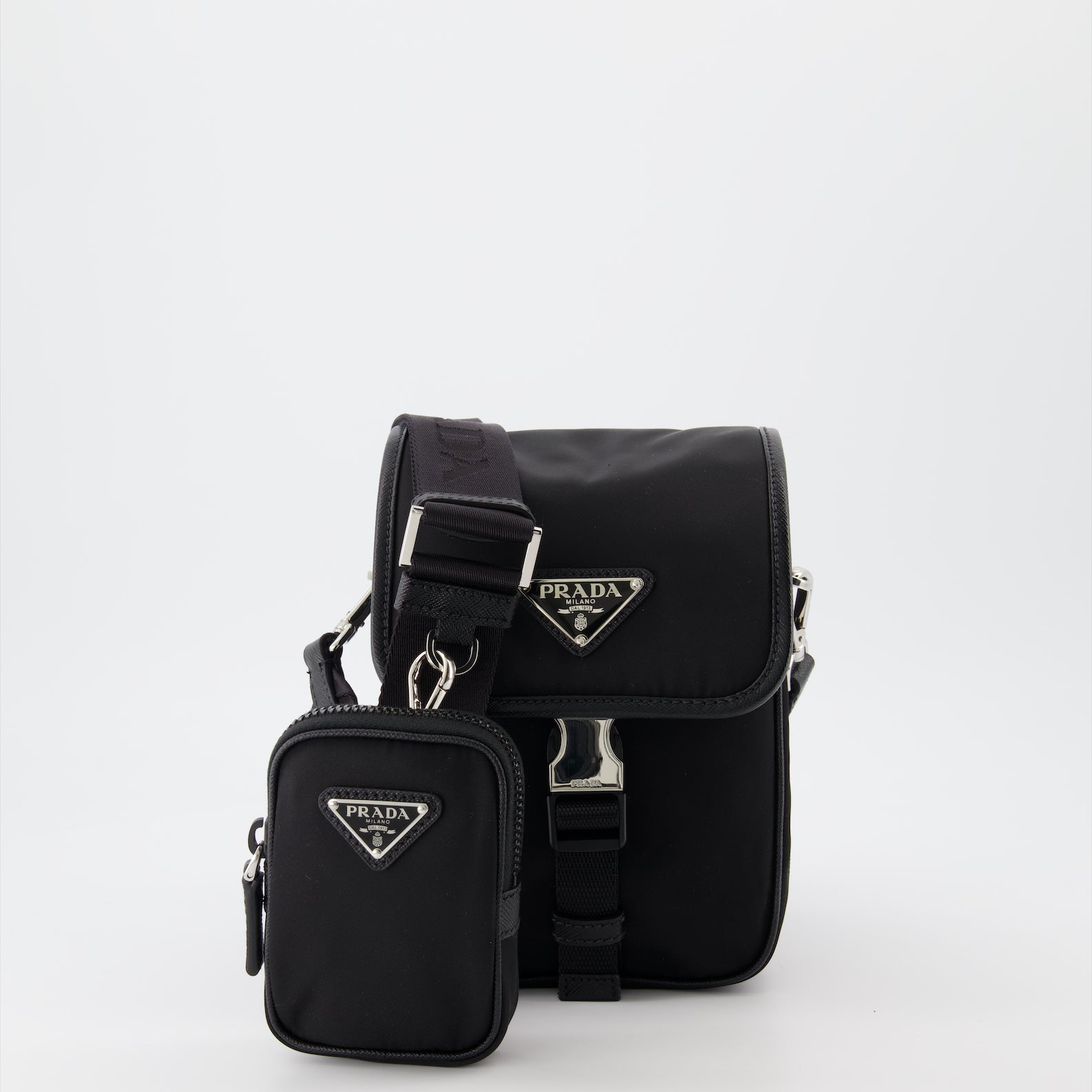 Sac porté épaule en cuir Saffiano