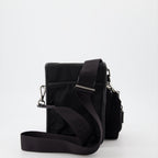Sacs bandoulière Sac porté épaule en cuir Saffiano Prada Noir Homme