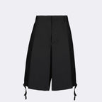 ショートパンツ ワイドバミューダショーツ Dior 黒 男