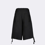 ショートパンツ ワイドバミューダショーツ Dior 黒 男