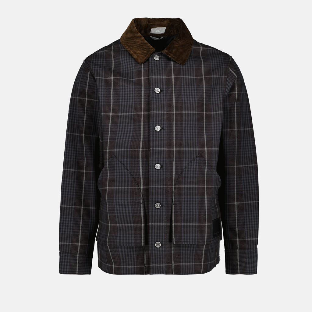 Jacken Kariertes Jackett Dior Grau Homme
