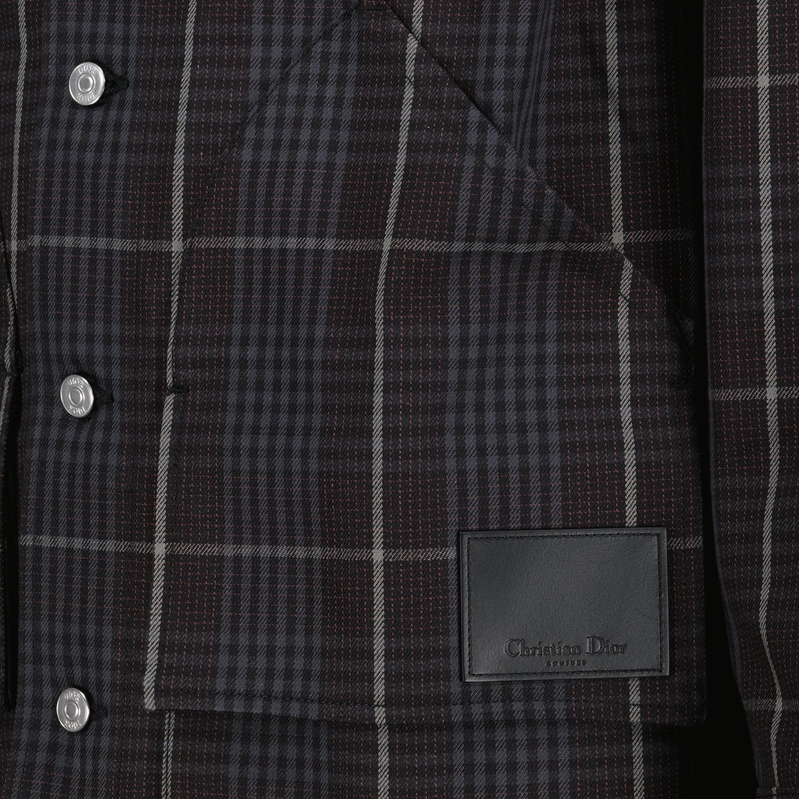 Jacken Kariertes Jackett Dior Grau Homme
