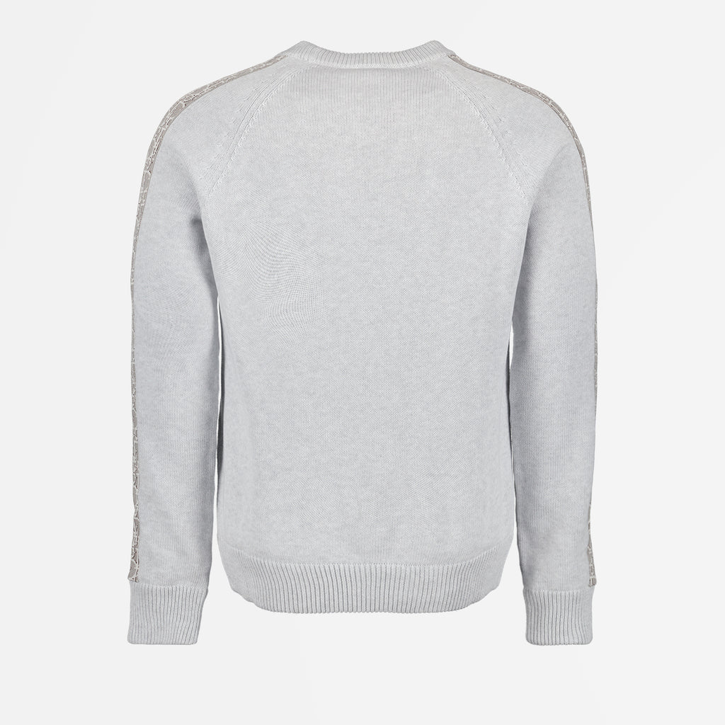 Maille Pull Oblique Dior Gris Homme