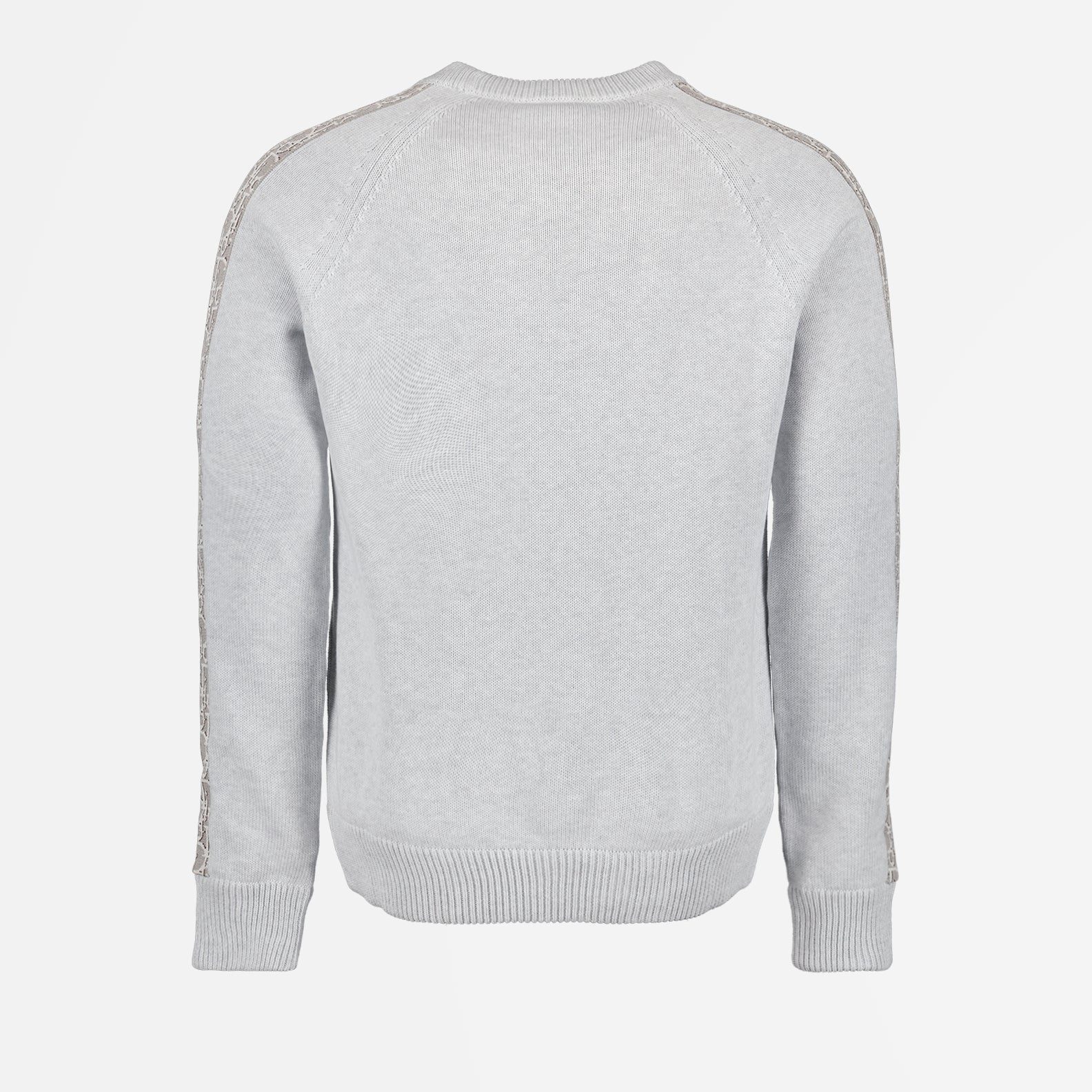 Maille Pull Oblique Dior Gris Homme