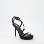 Chaussures ouvertes Sandales Medusa 95' Versace Noir Femme