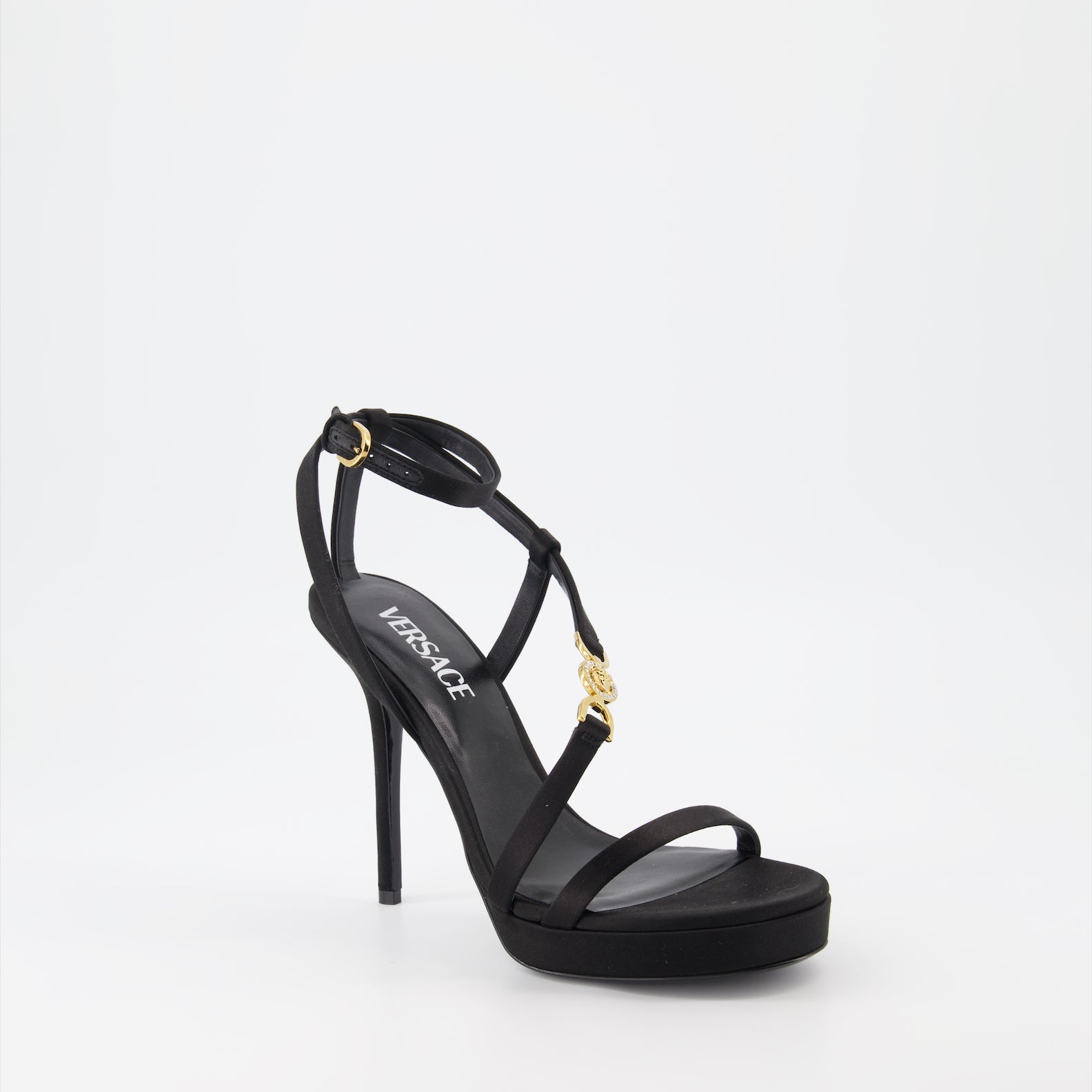 Chaussures ouvertes Sandales Medusa 95' Versace Noir Femme