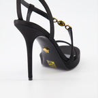 Chaussures ouvertes Sandales Medusa 95' Versace Noir Femme