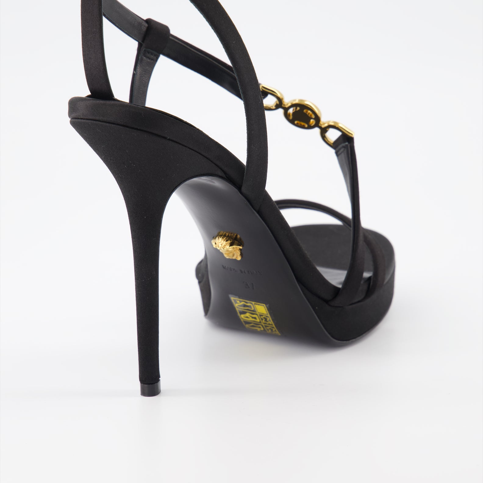 Chaussures ouvertes Sandales Medusa 95' Versace Noir Femme