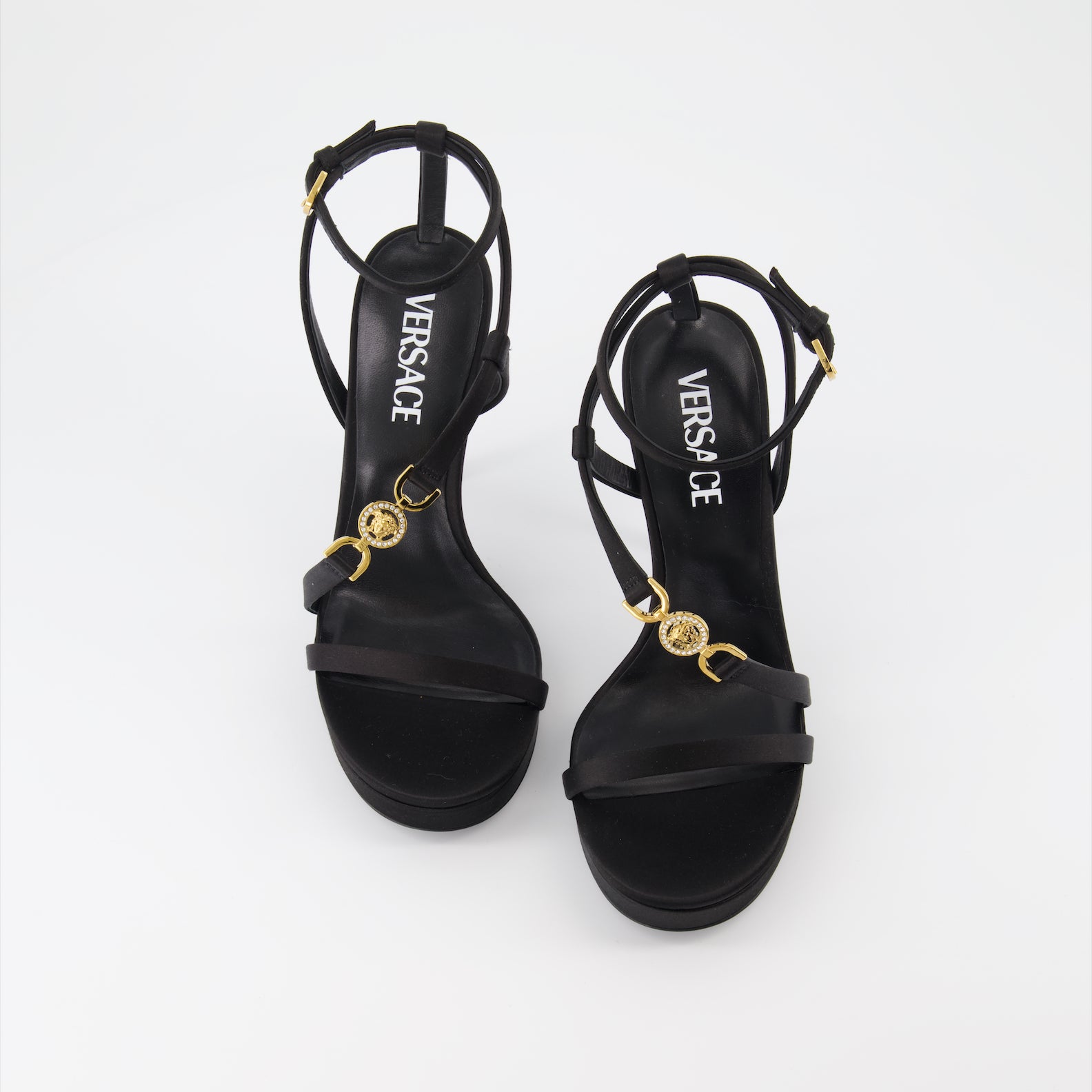 Chaussures ouvertes Sandales Medusa 95' Versace Noir Femme