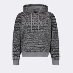 Sweatshirts Sweat à capuche Coccodrilo Versace Gris Homme