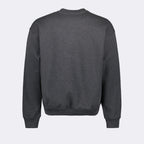 Felpe Felpa con Logo Coccodrilo Versace Grigio Homme