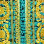 Camisas Chemise Baroccodile en soie Versace Azul Homme