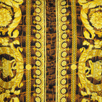 Camisas Chemise Baroccodile en soie Versace Marrom Homme