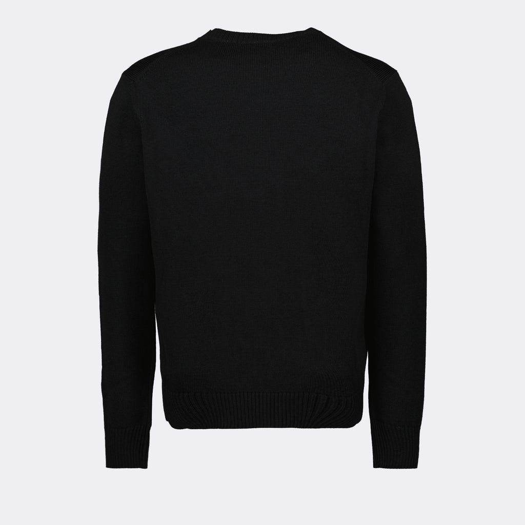 Prendas de punto Pull City Lights Versace Negro Homme