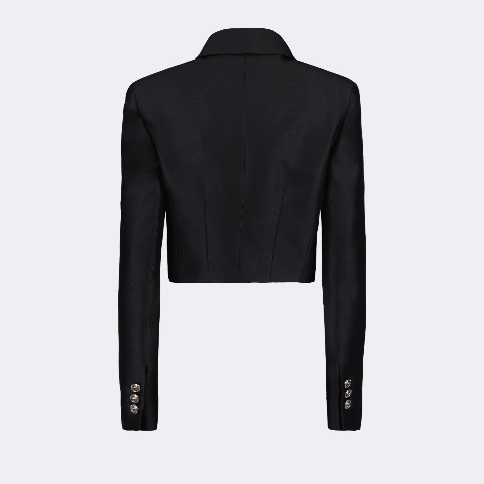 Jaquetas Veste crop Versace Preto Femme