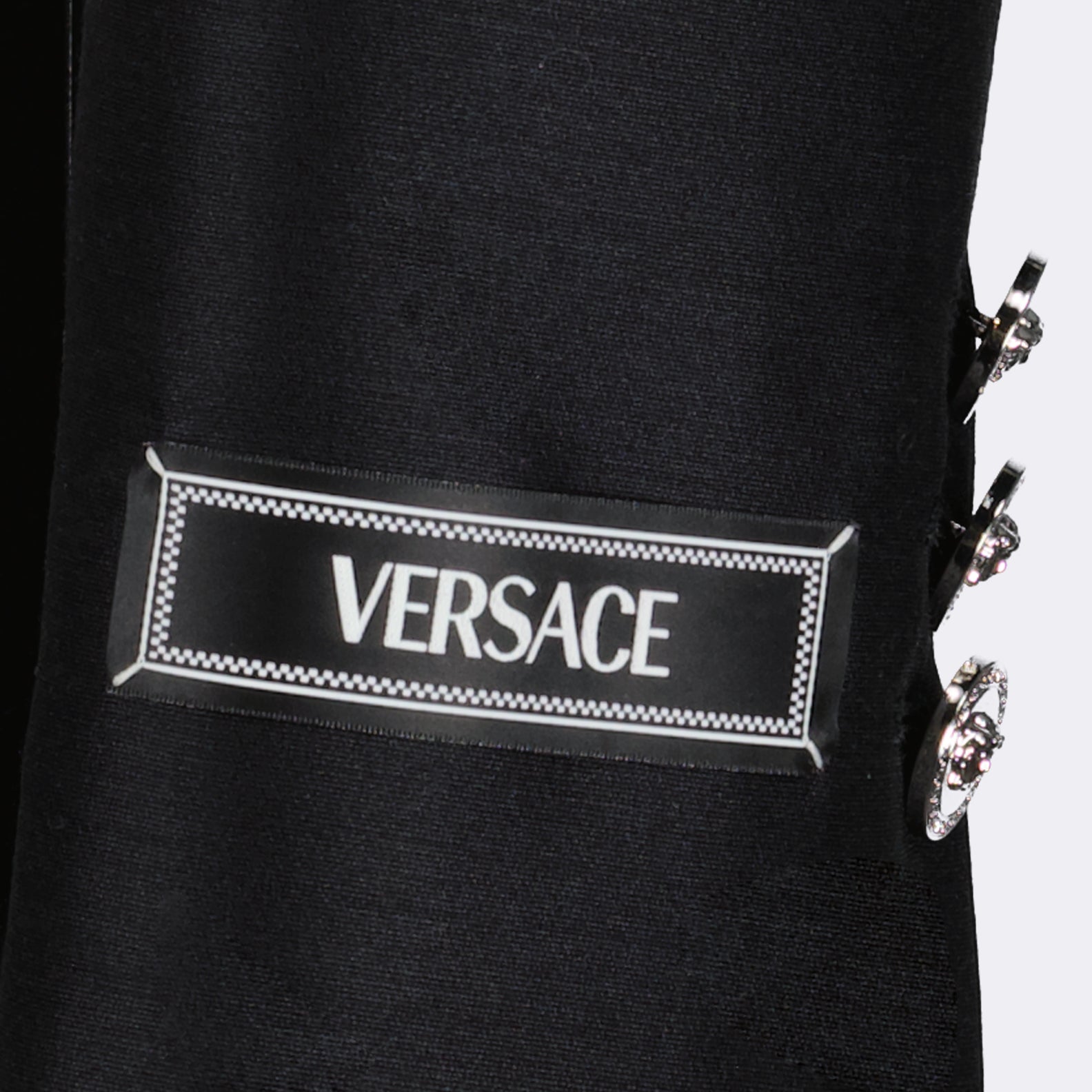 Jaquetas Veste crop Versace Preto Femme