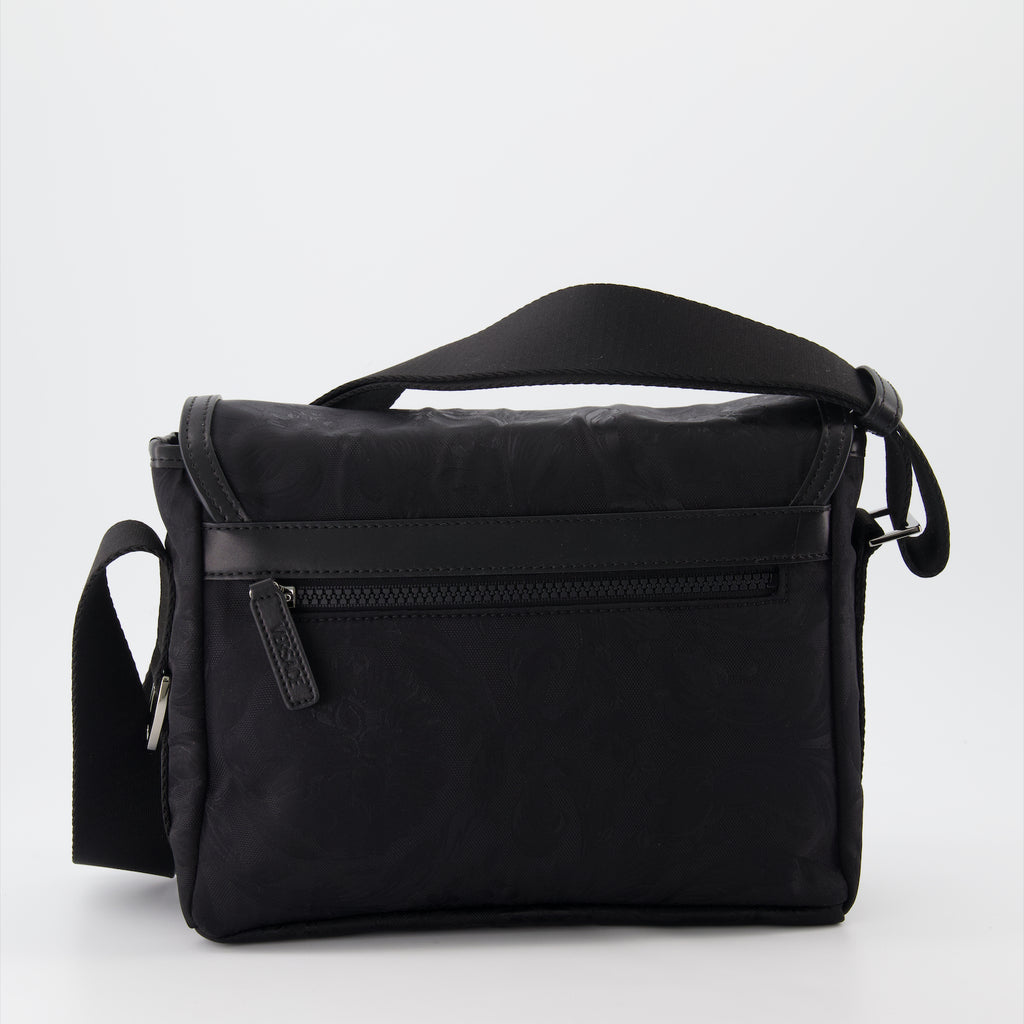 Borse a tracolla Sacoche en jacquard Neo Versace Nero Homme