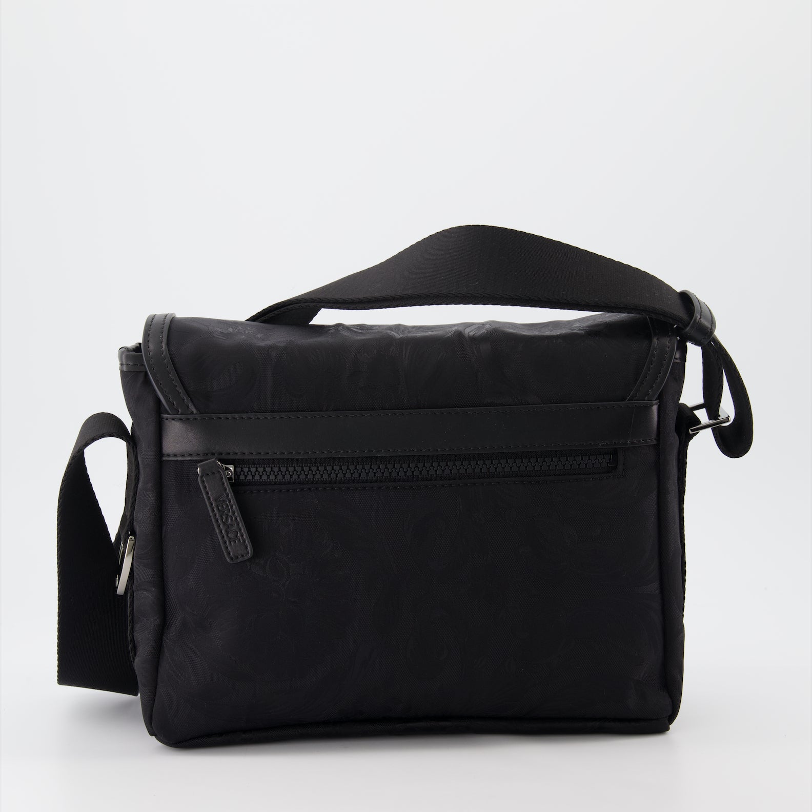 Borse a tracolla Sacoche en jacquard Neo Versace Nero Homme