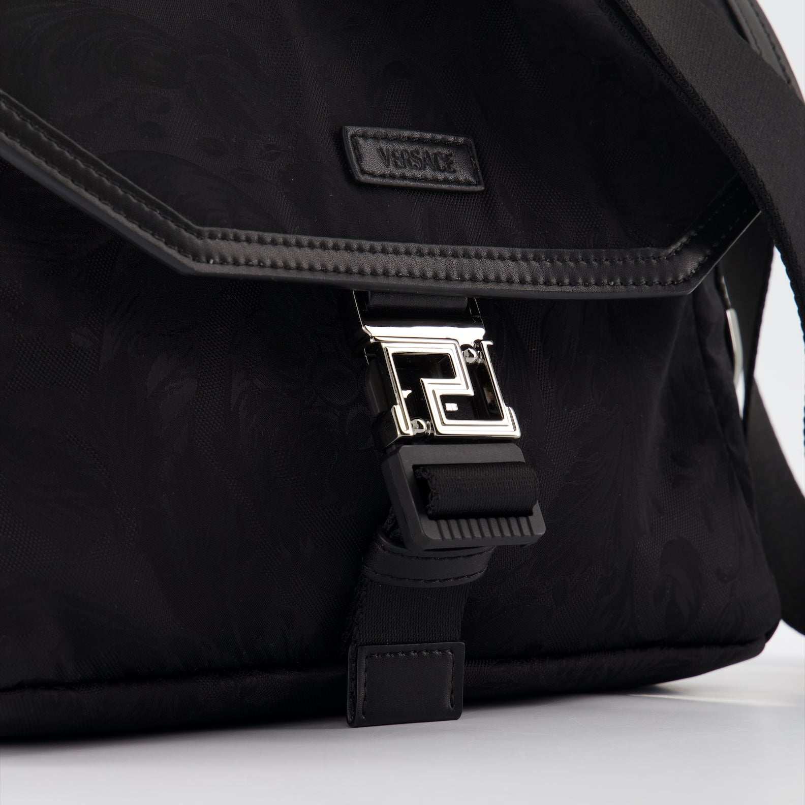 Borse a tracolla Sacoche en jacquard Neo Versace Nero Homme