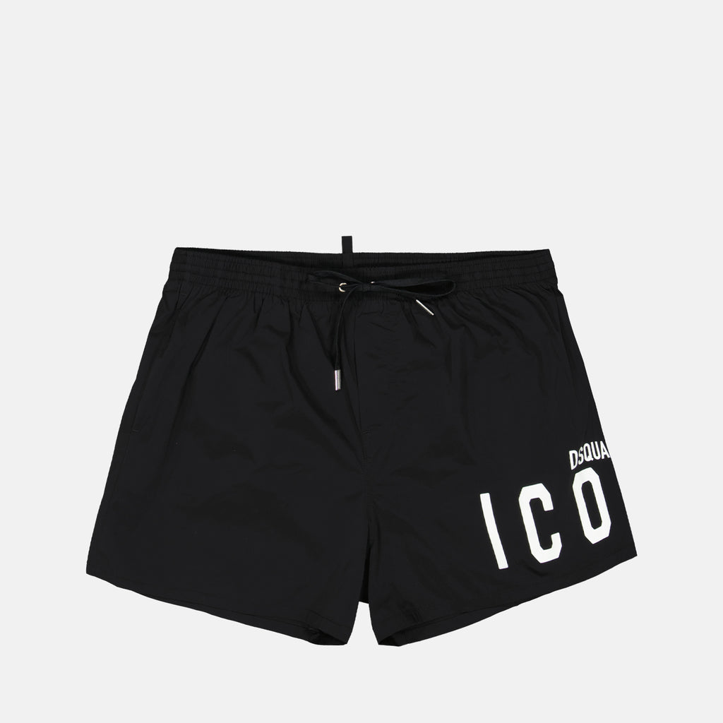Beachwear Icon swim shorts Dsquared2 Black Man