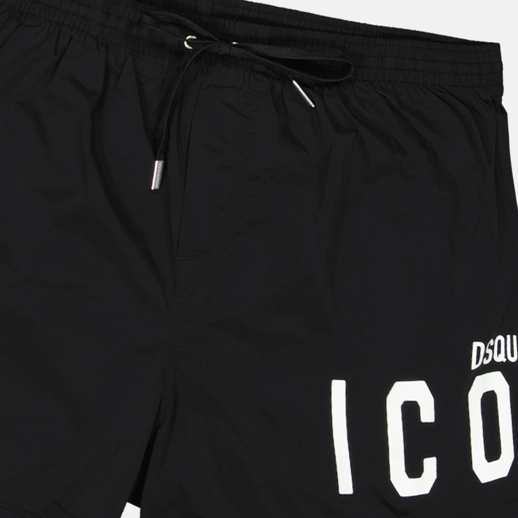 Beachwear Icon swim shorts Dsquared2 Black Man