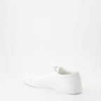 Baskets Baskets en cuir brossé Prada Blanc Homme
