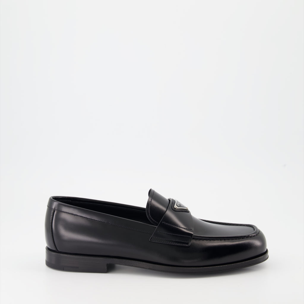 Mocassins Mocassins en cuir Prada Noir Homme