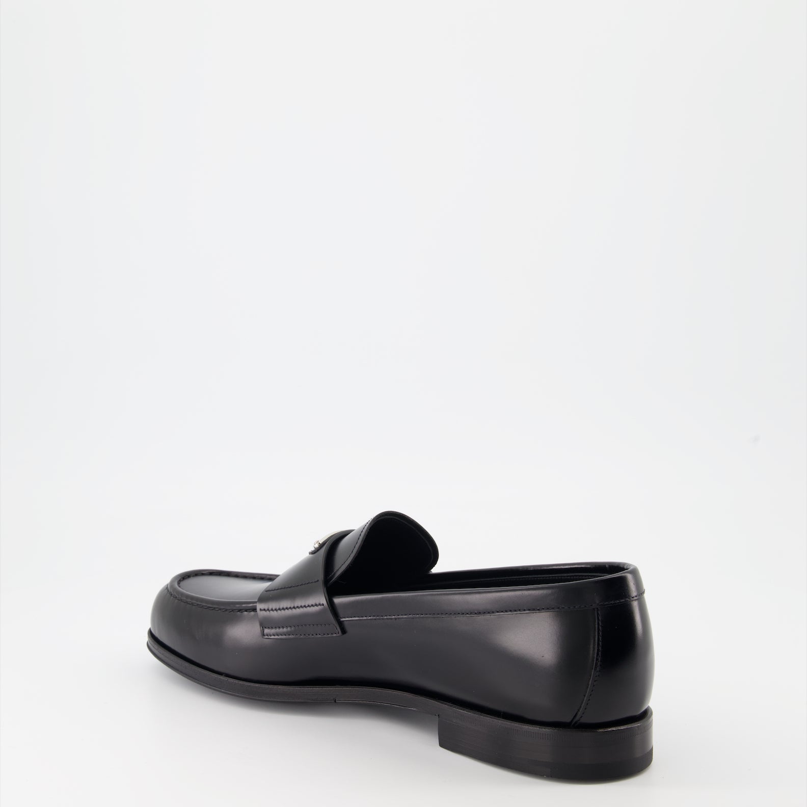 Mocassins Mocassins en cuir Prada Noir Homme