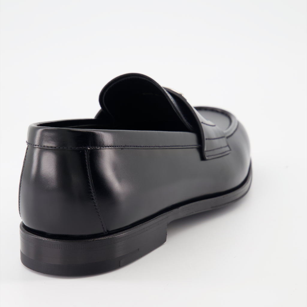 Mocassins Mocassins en cuir Prada Noir Homme