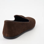 Mocassins Mocassins en suède Prada Marron Homme