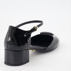 Escarpins Escarpins en cuir verni Prada Noir Femme
