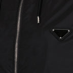 Jaquetas Coupe-vent en Re-Nylon Prada Preto Homme