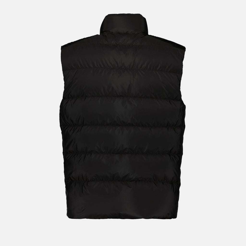 Vestes Doudoune sans manches en Re-Nylon Prada Noir Homme