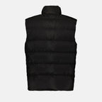 Vestes Doudoune sans manches en Re-Nylon Prada Noir Homme