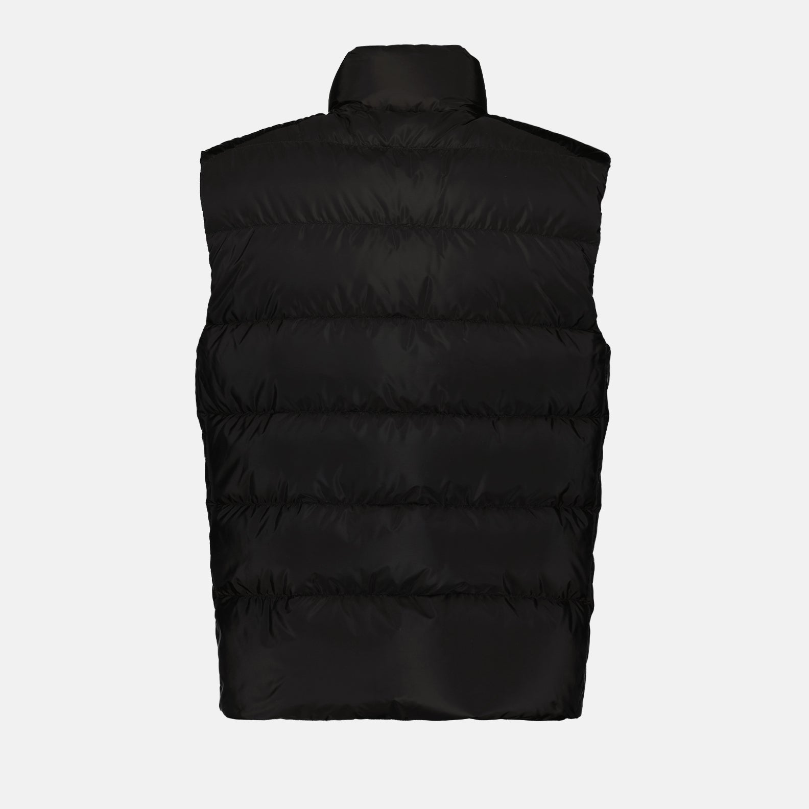 Vestes Doudoune sans manches en Re-Nylon Prada Noir Homme