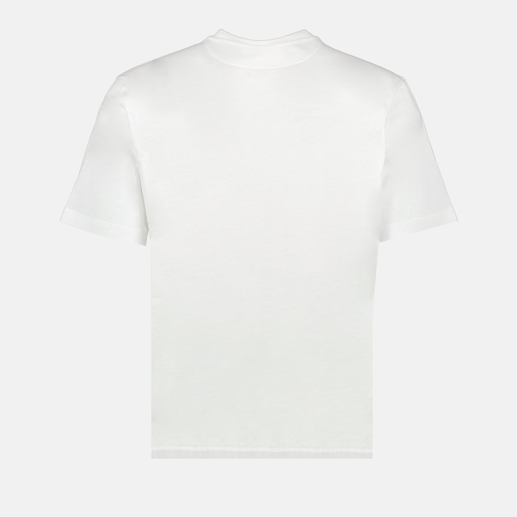 T-shirt T-shirt à logo triangle Prada Bianco Homme