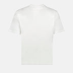 T-shirt T-shirt à logo triangle Prada Bianco Homme