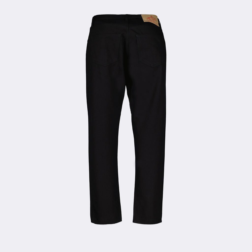 Pantalons Jean noir Prada Noir Homme