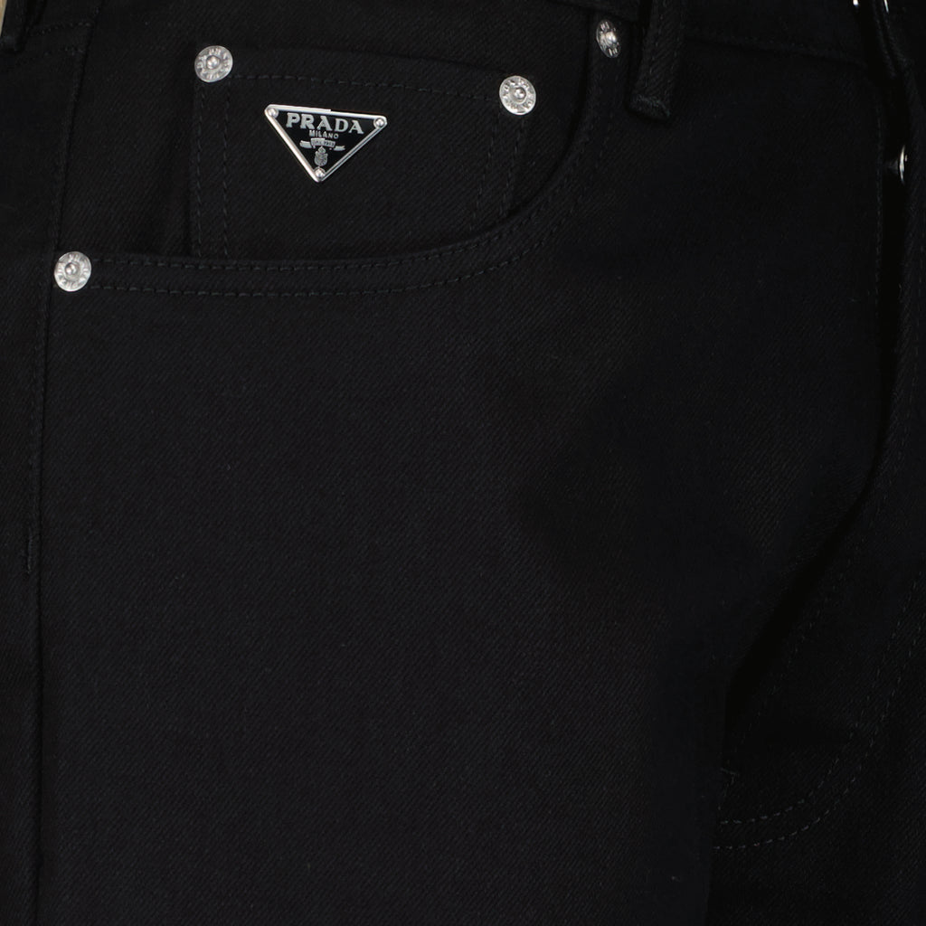 Pantalons Jean noir Prada Noir Homme
