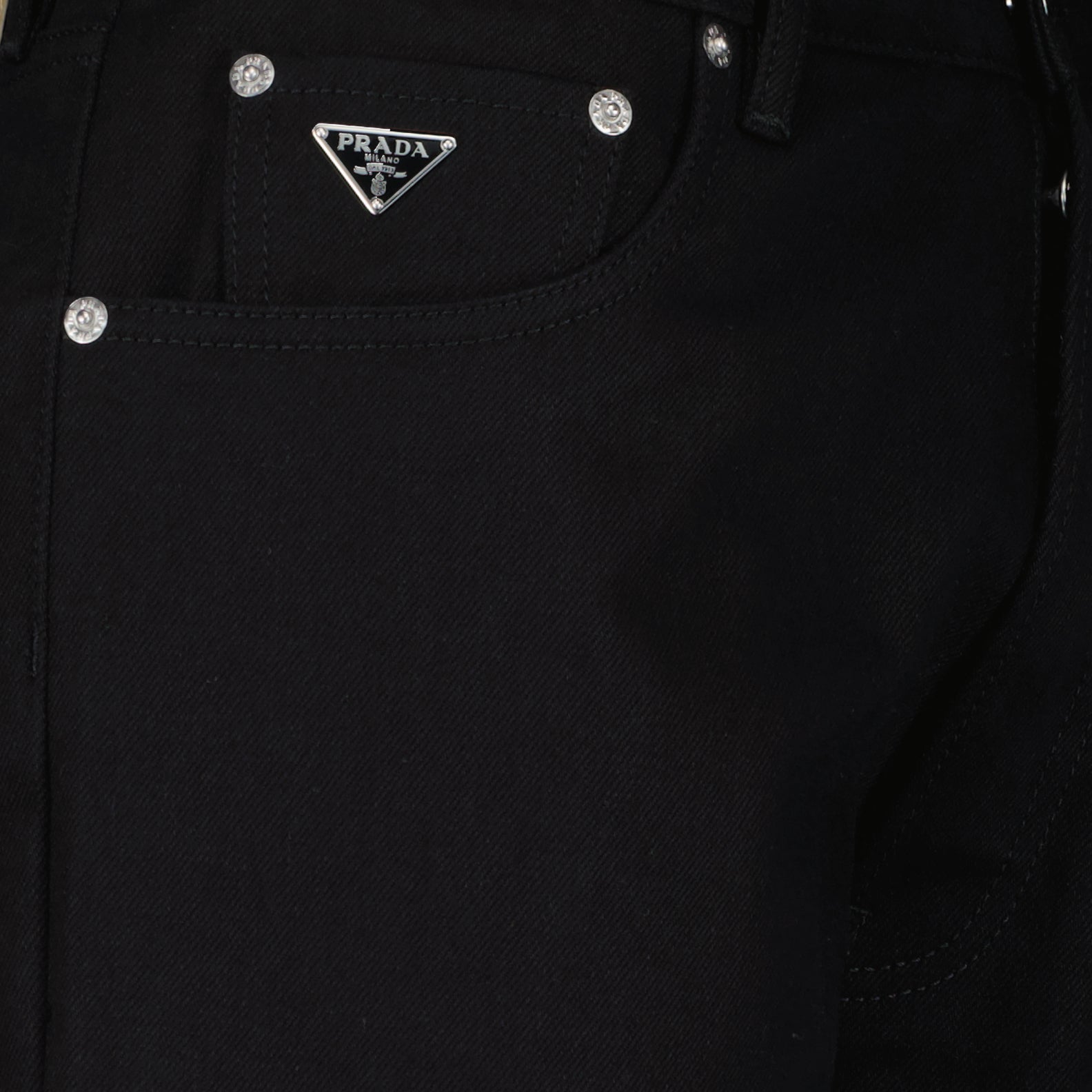Pantalons Jean noir Prada Noir Homme