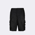 Shorts Short cargo em Re-Nylon Prada Preto Homme