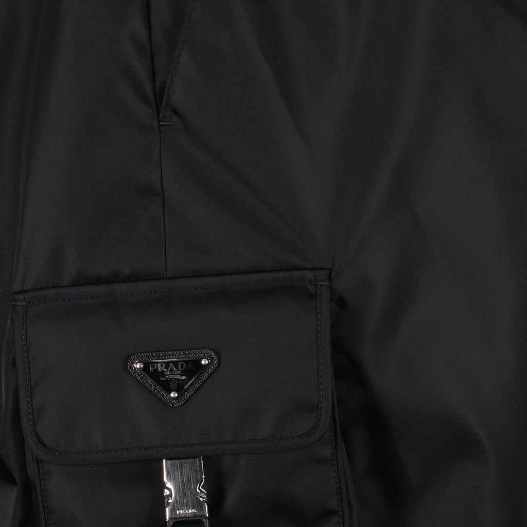 Shorts Short cargo em Re-Nylon Prada Preto Homme