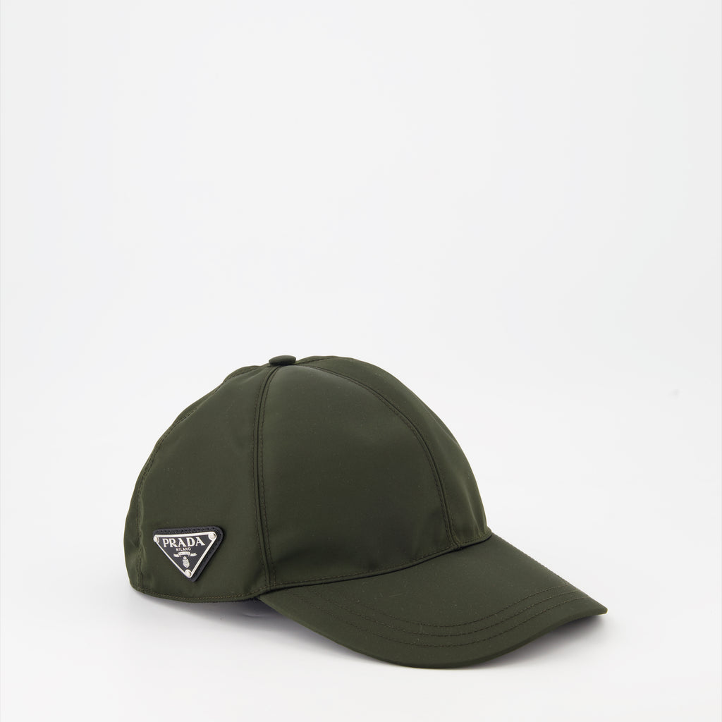 Chapéus, bonés e gorros Casquette en Re-Nylon Prada Verde Homme