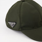 Chapéus, bonés e gorros Casquette en Re-Nylon Prada Verde Homme