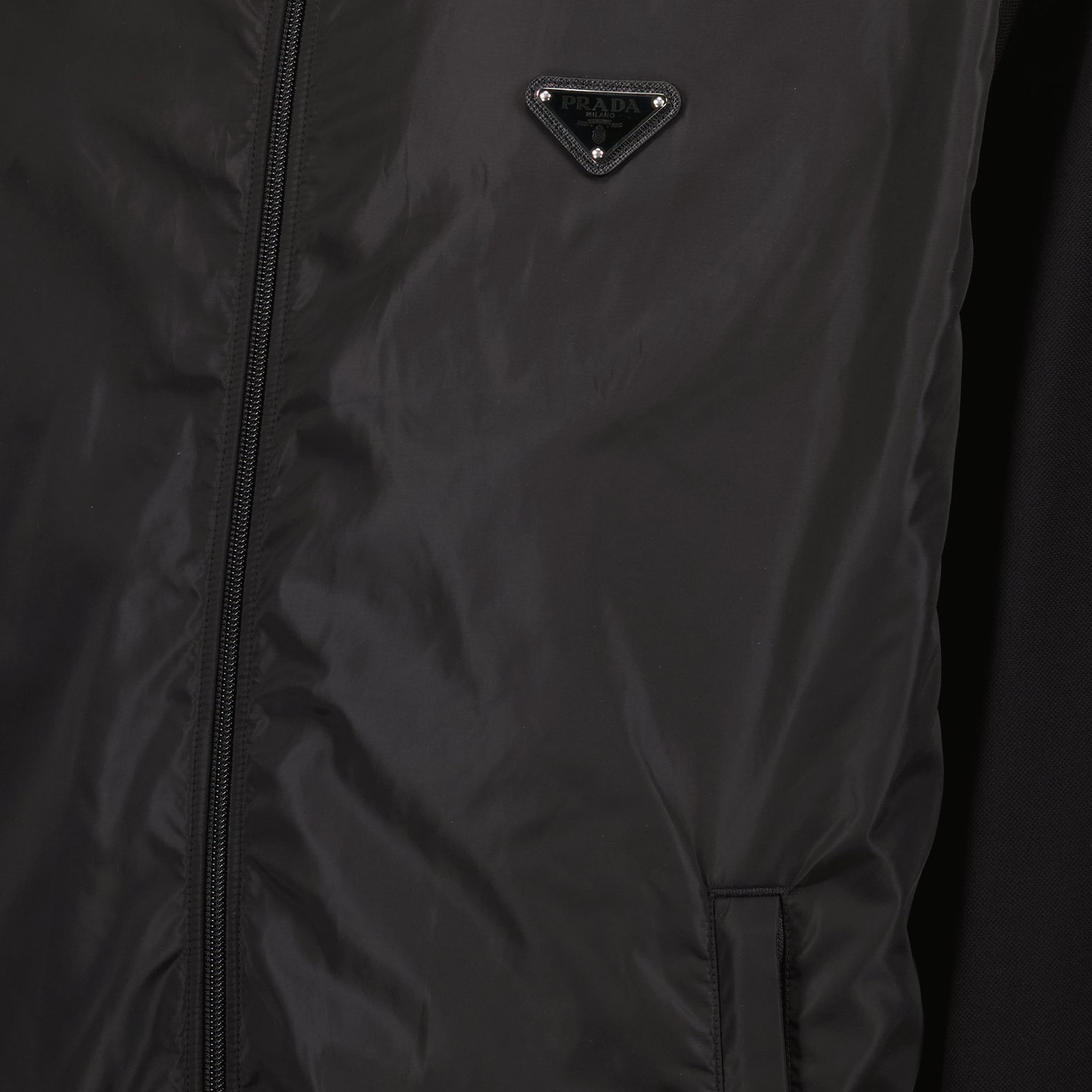 Jackets Re-Nylon Windbreaker Prada Black Homme