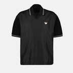 폴로 셔츠 Polo bi-matière Prada 검은색 Homme