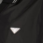 폴로 셔츠 Polo bi-matière Prada 검은색 Homme