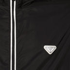 Jaquetas Cortavento Re-Nylon Prada Preto Homme